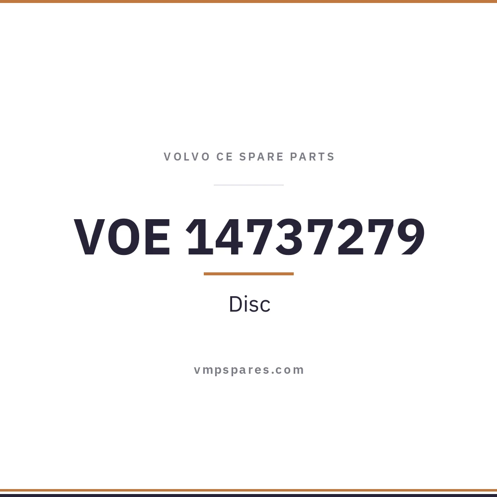VOE 14737279 – Disc