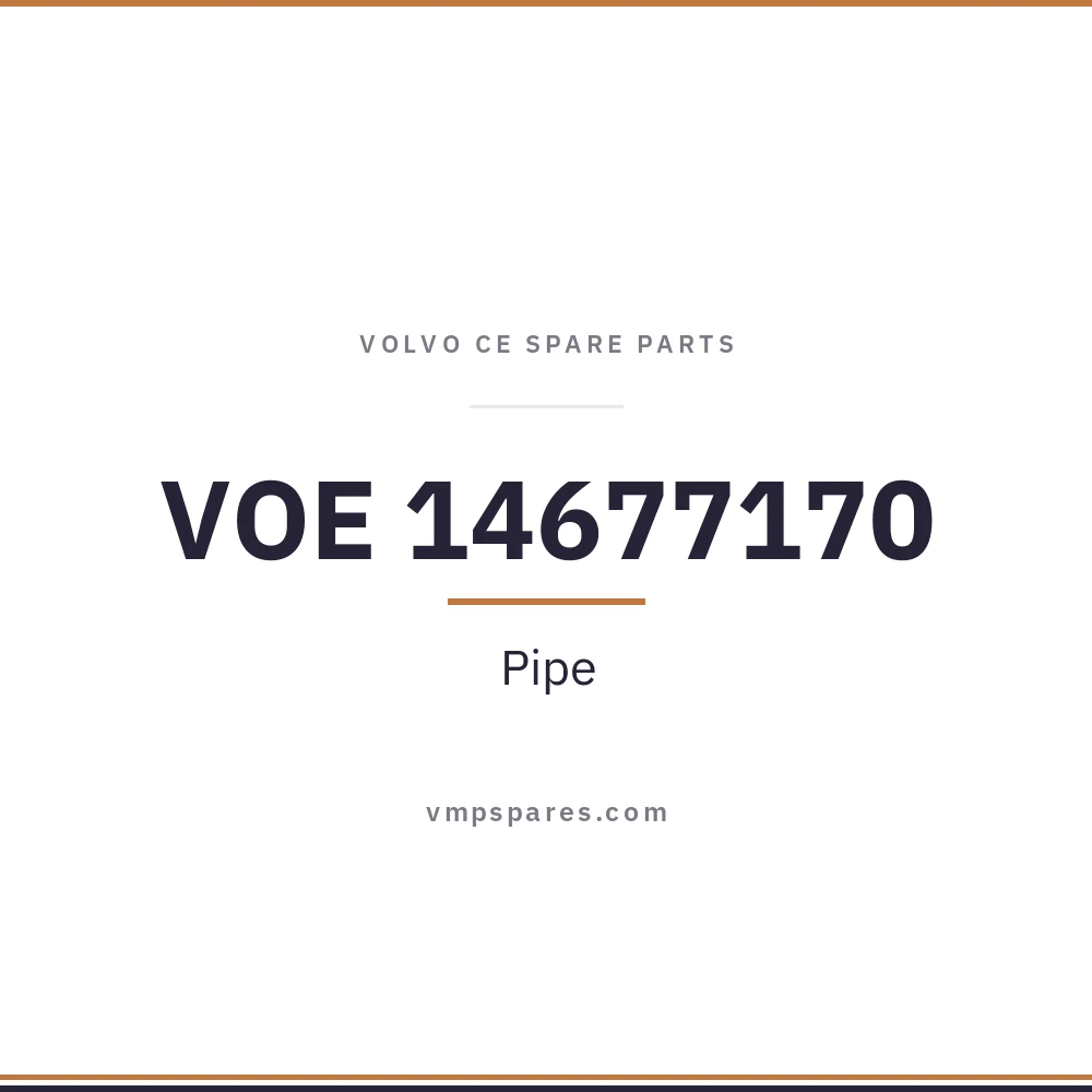 VOE 14677170 – Pipe