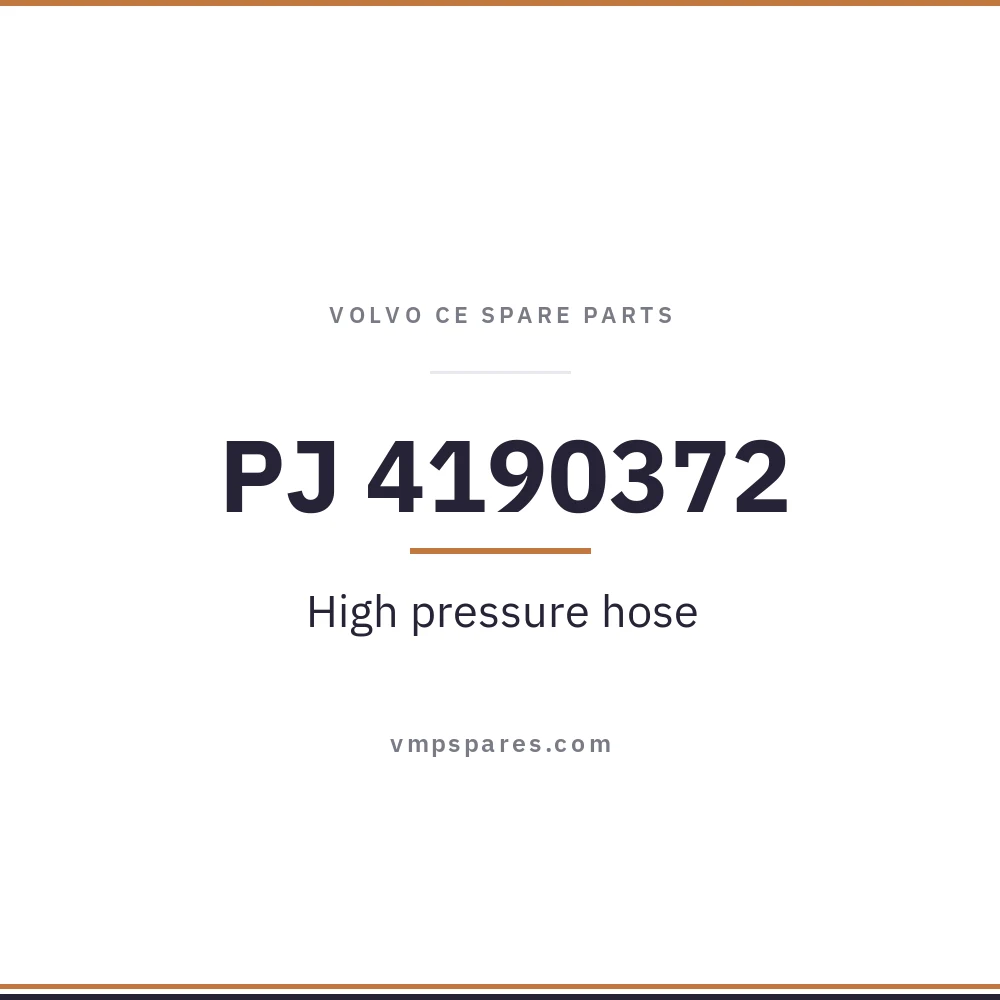PJ 4190372 – High pressure hose