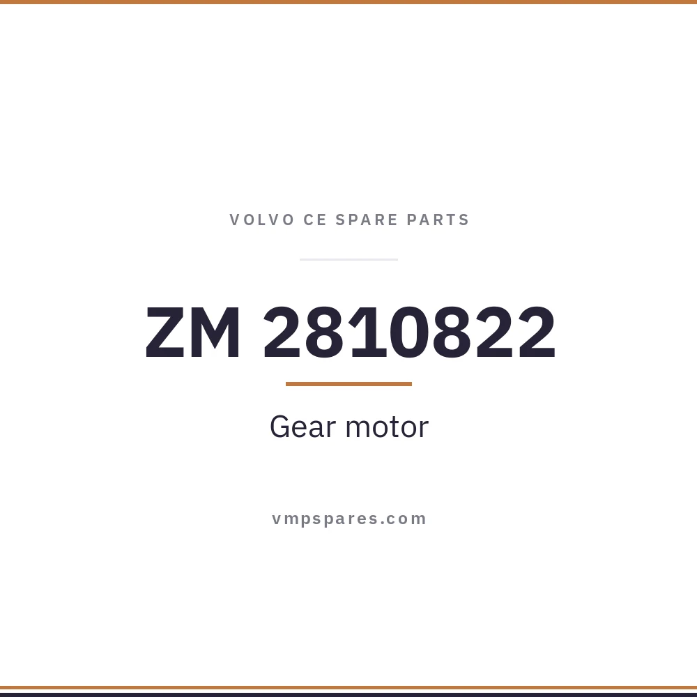 ZM 2810822 – Gear motor