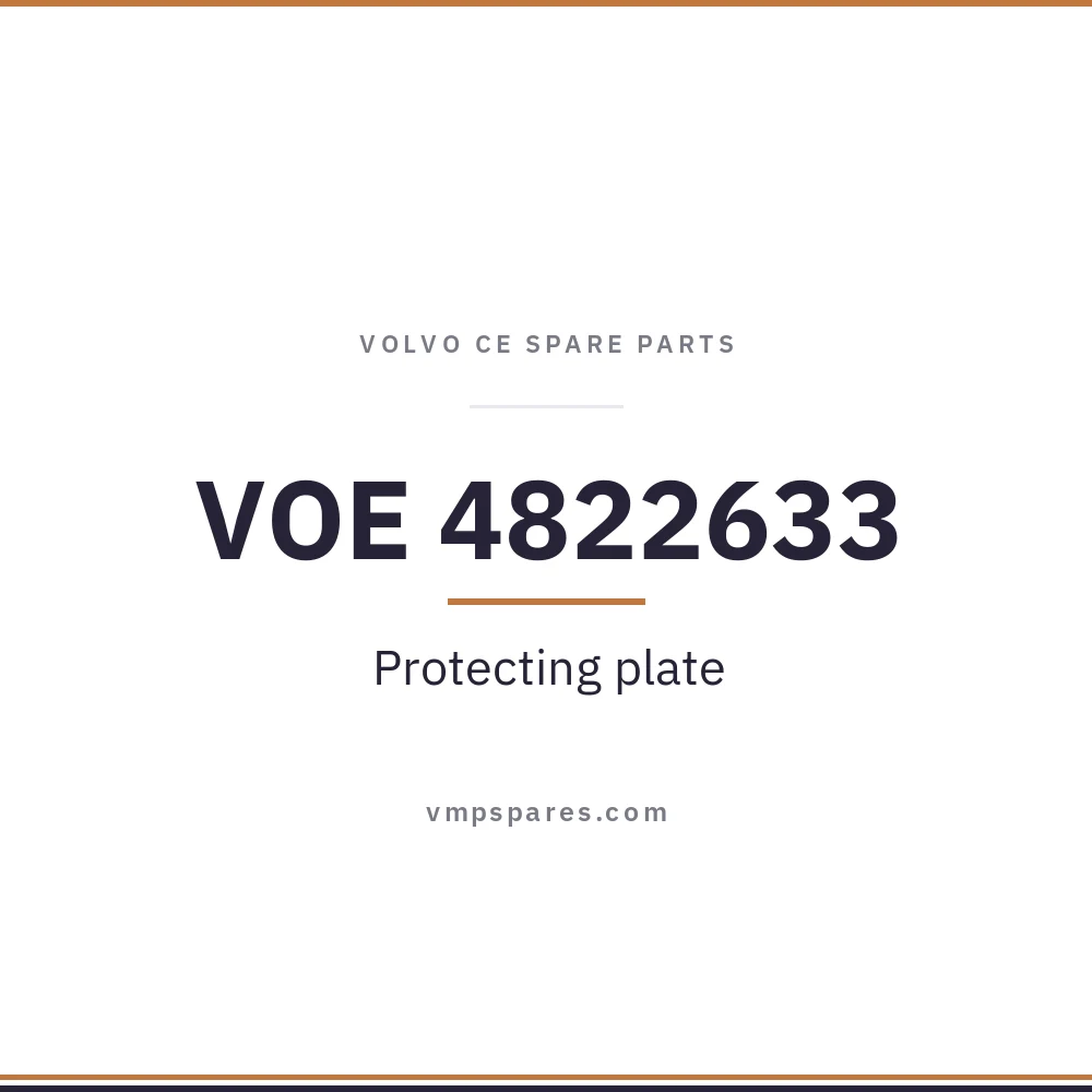 VOE 4822633 – Protecting plate