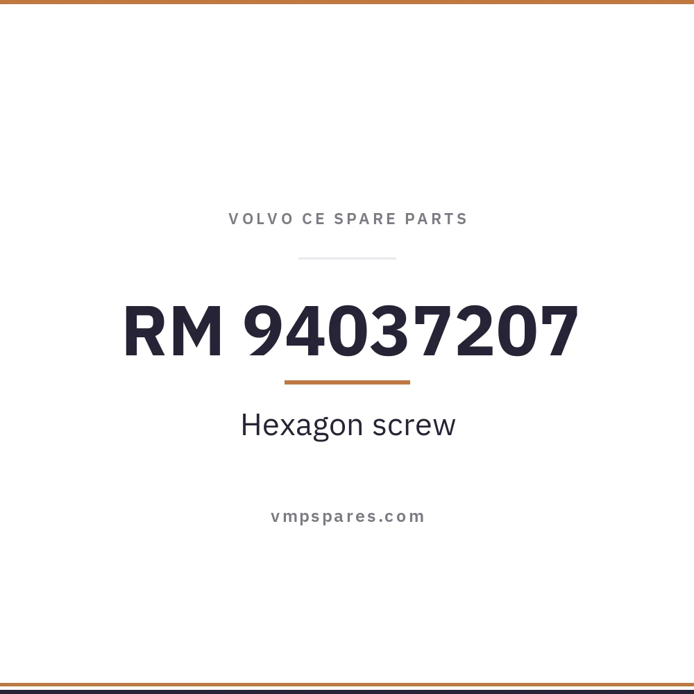 RM 94037207 – Hexagon screw