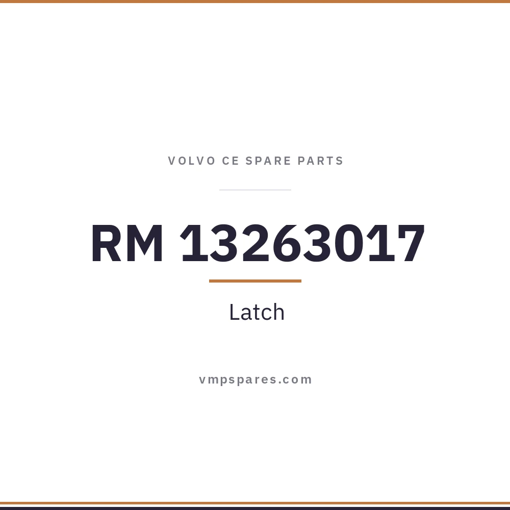 RM 13263017 – Latch