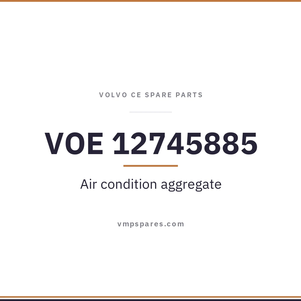 VOE 12745885 – Air condition aggregate