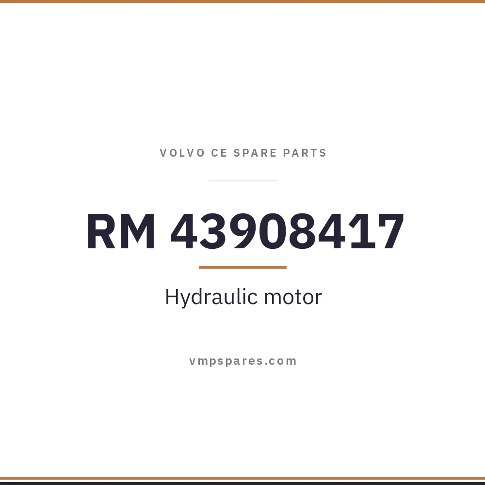 RM 43908417 – Hydraulic motor