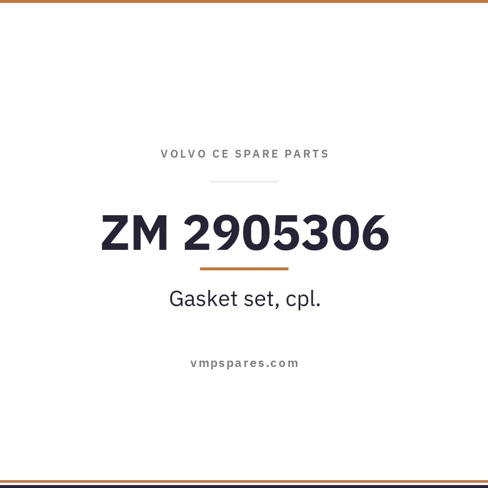 ZM 2905306 – Gasket set, cpl.