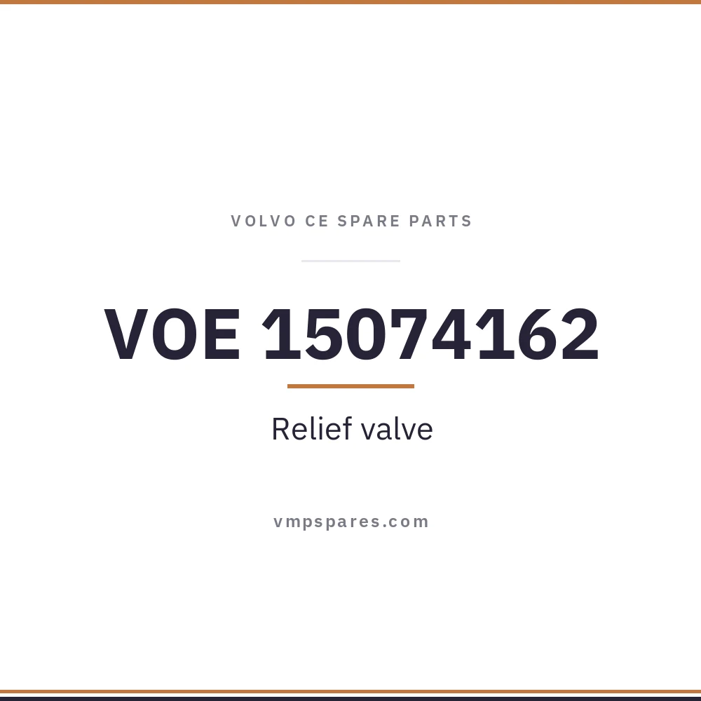 VOE 15074162 – Relief valve