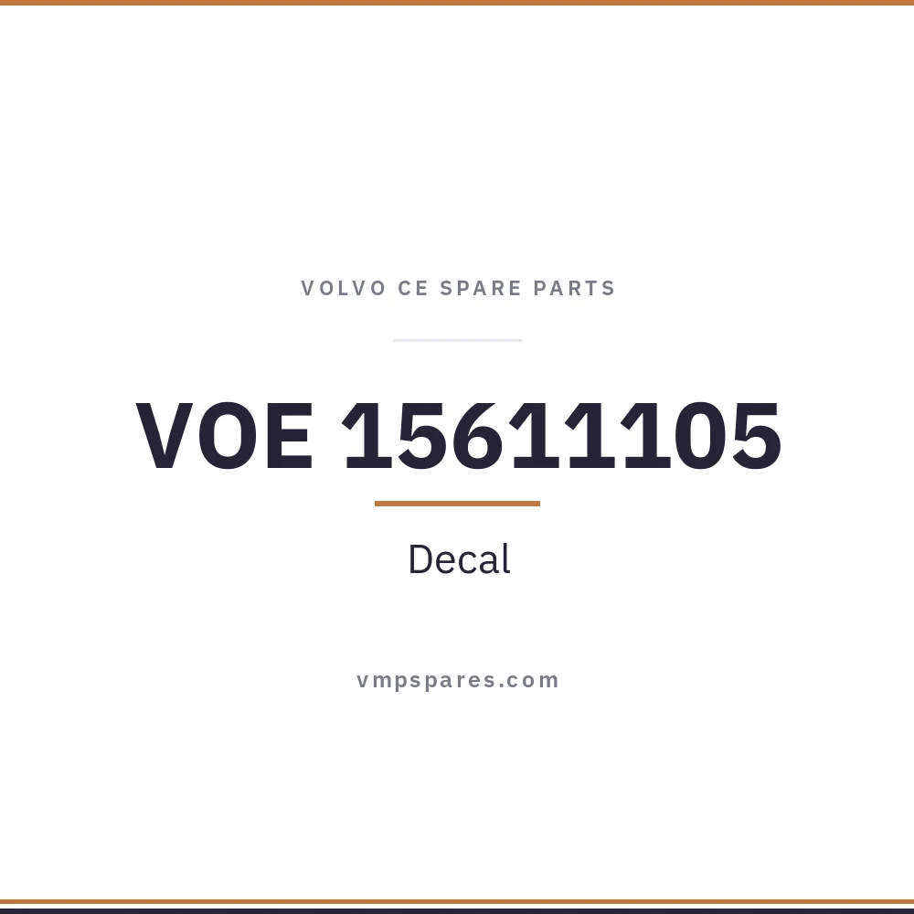 VOE 15611105 – Decal