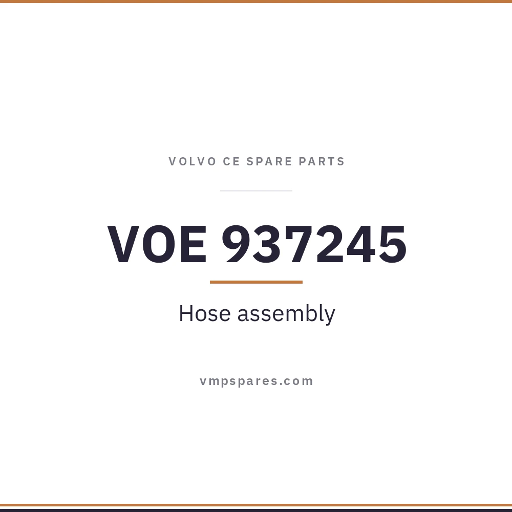VOE 937245 – Hose assembly