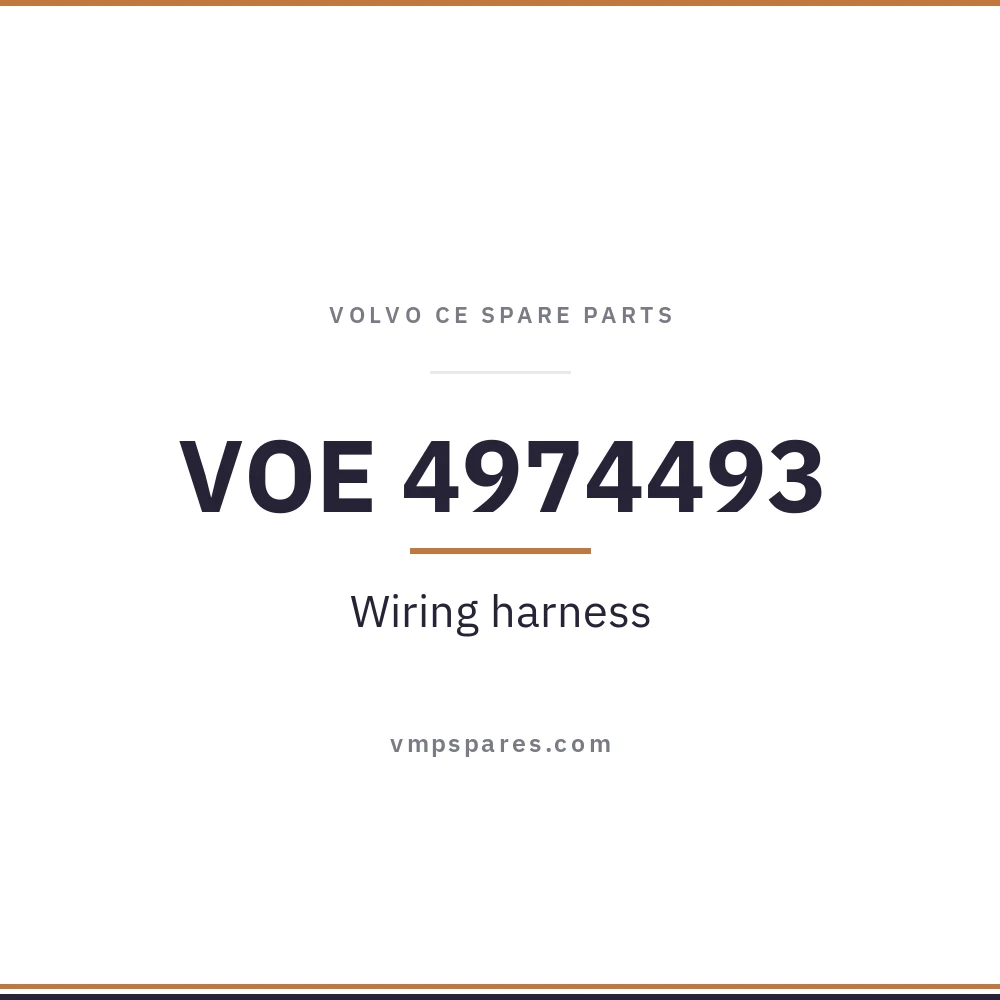 VOE 4974493 – Wiring harness