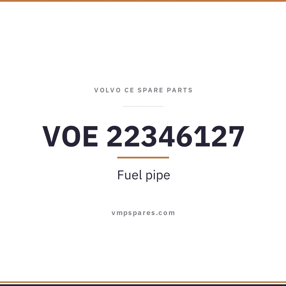 VOE 22346127 – Fuel pipe