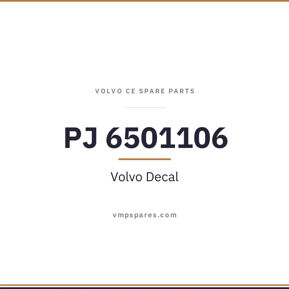 PJ 6501106 – Volvo Decal