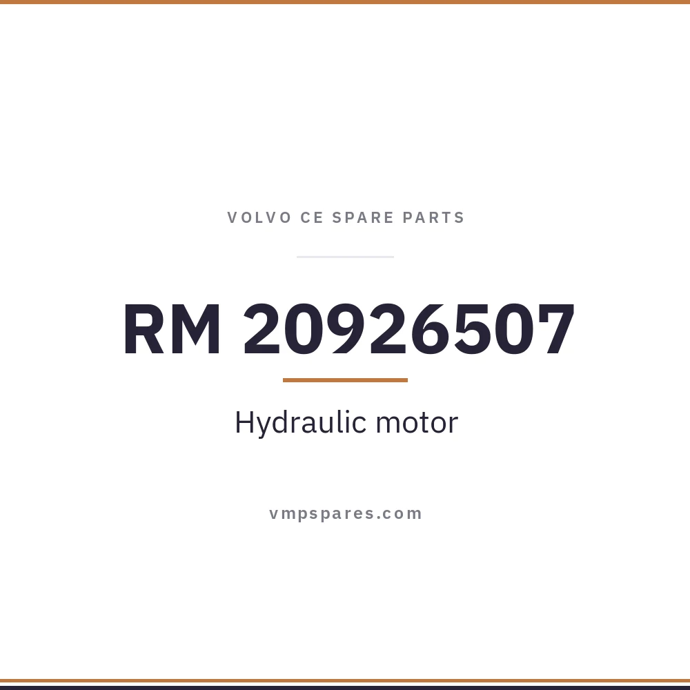 RM 20926507 – Hydraulic motor