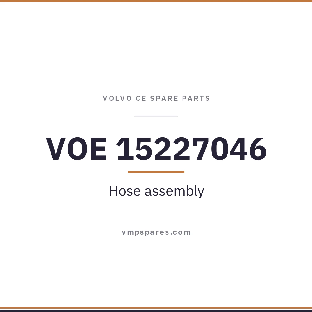 VOE 15227046 – Hose assembly