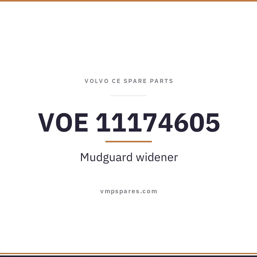 VOE 11174605 – Mudguard widener