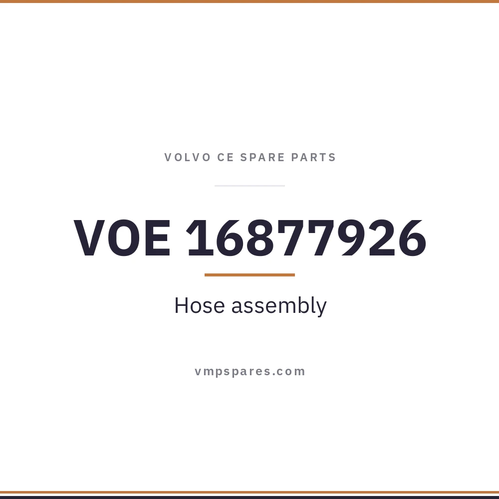 VOE 16877926 – Hose assembly
