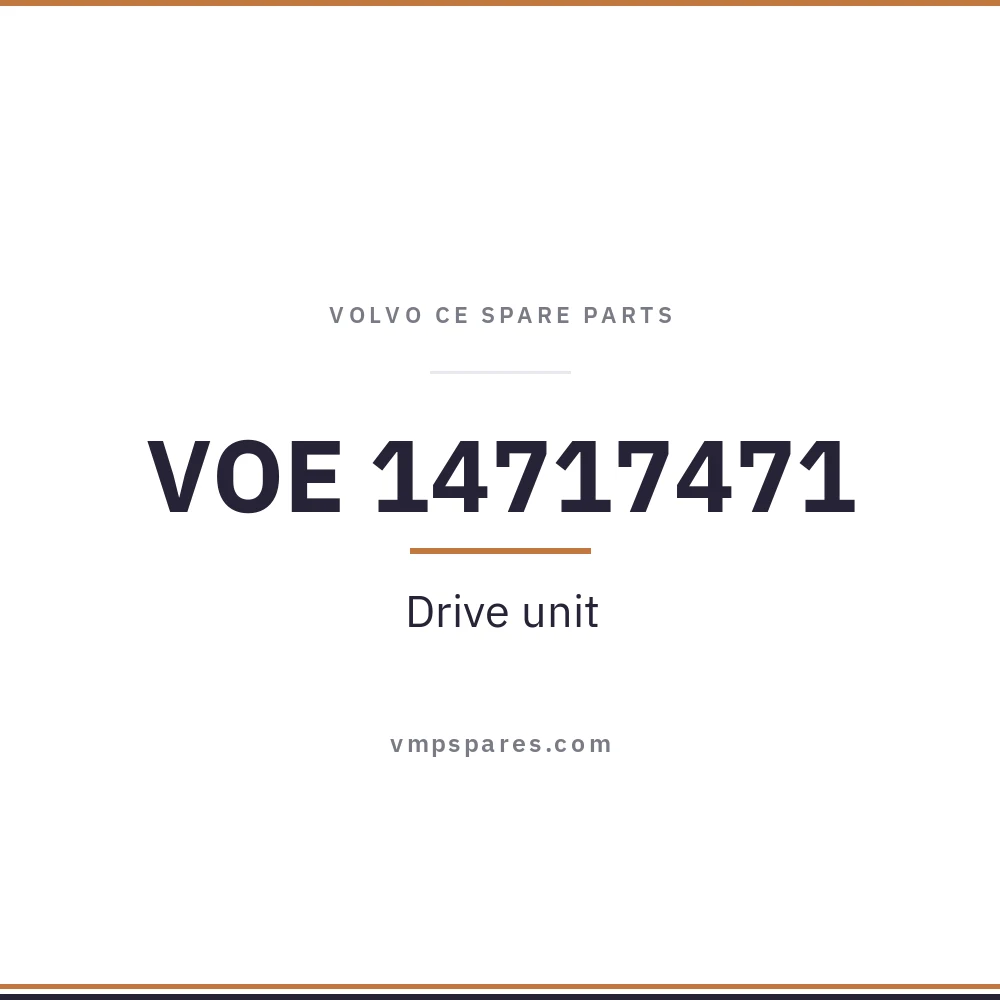 VOE 14717471 – Drive unit