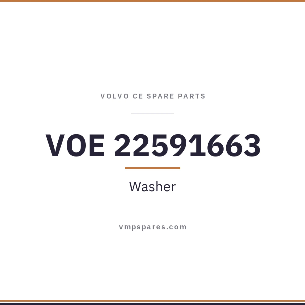 VOE 22591663 – Washer