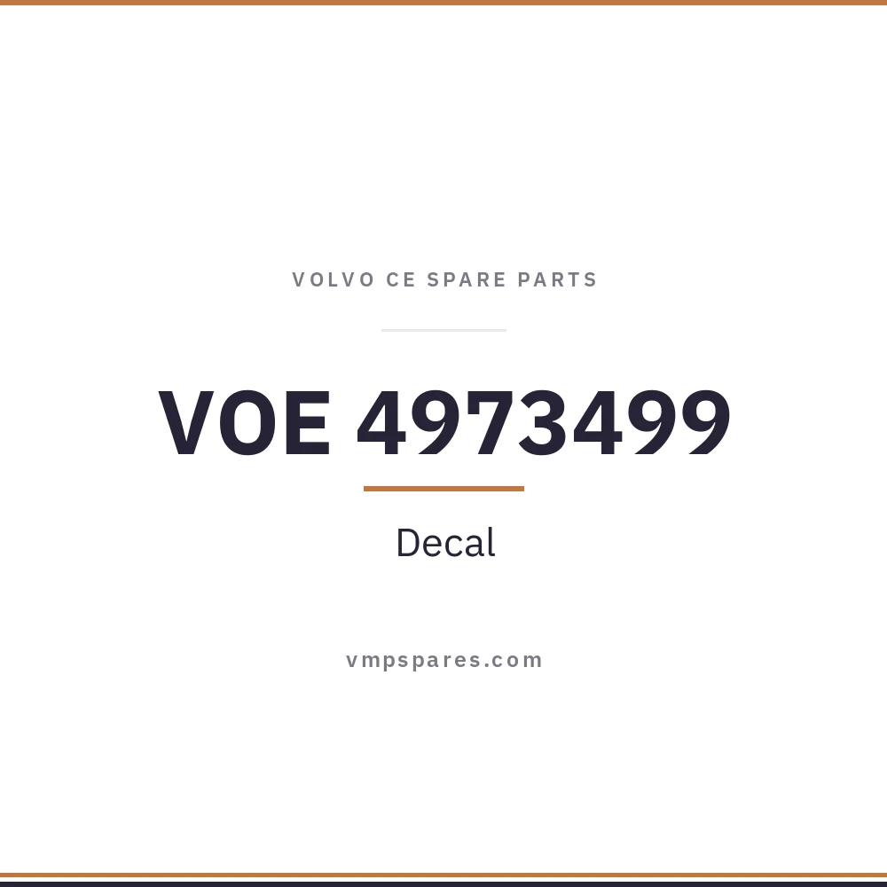 VOE 4973499 – Decal