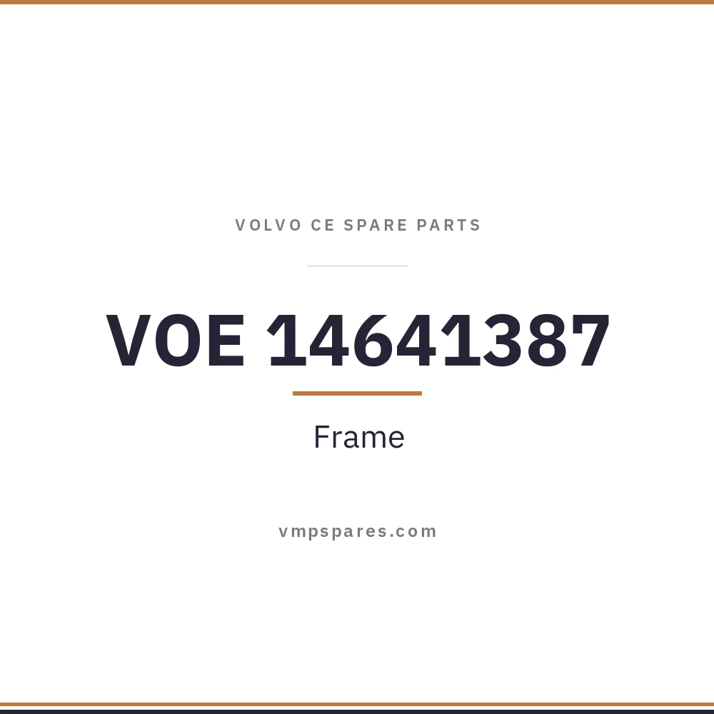 VOE 14641387 – Frame