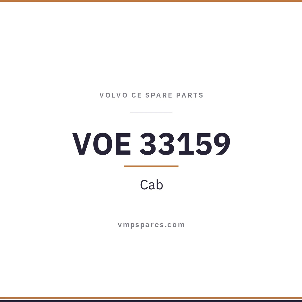 VOE 33159 – Cab