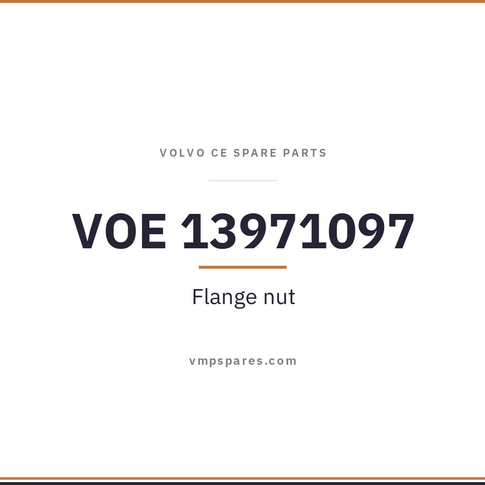 VOE 13971097 – Flange nut