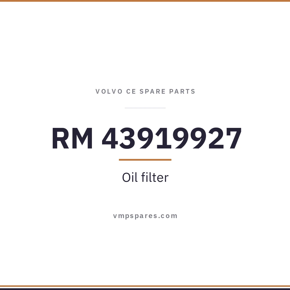 RM 43919927 – Oil filter
