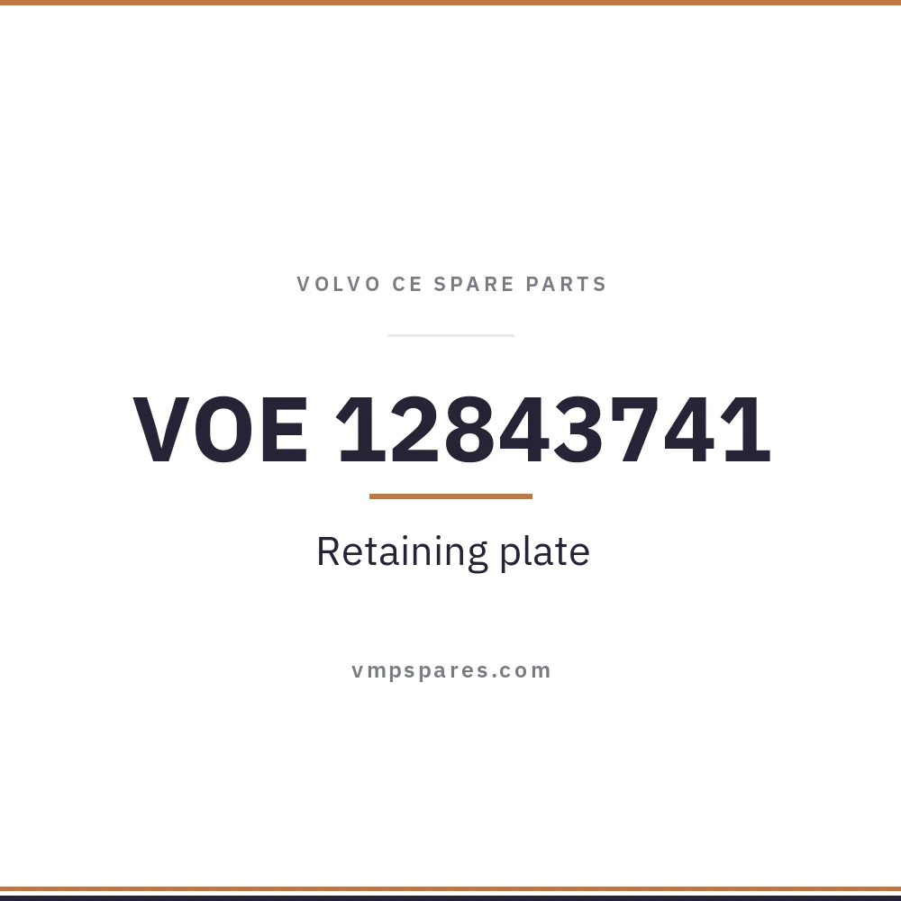 VOE 12843741 – Retaining plate