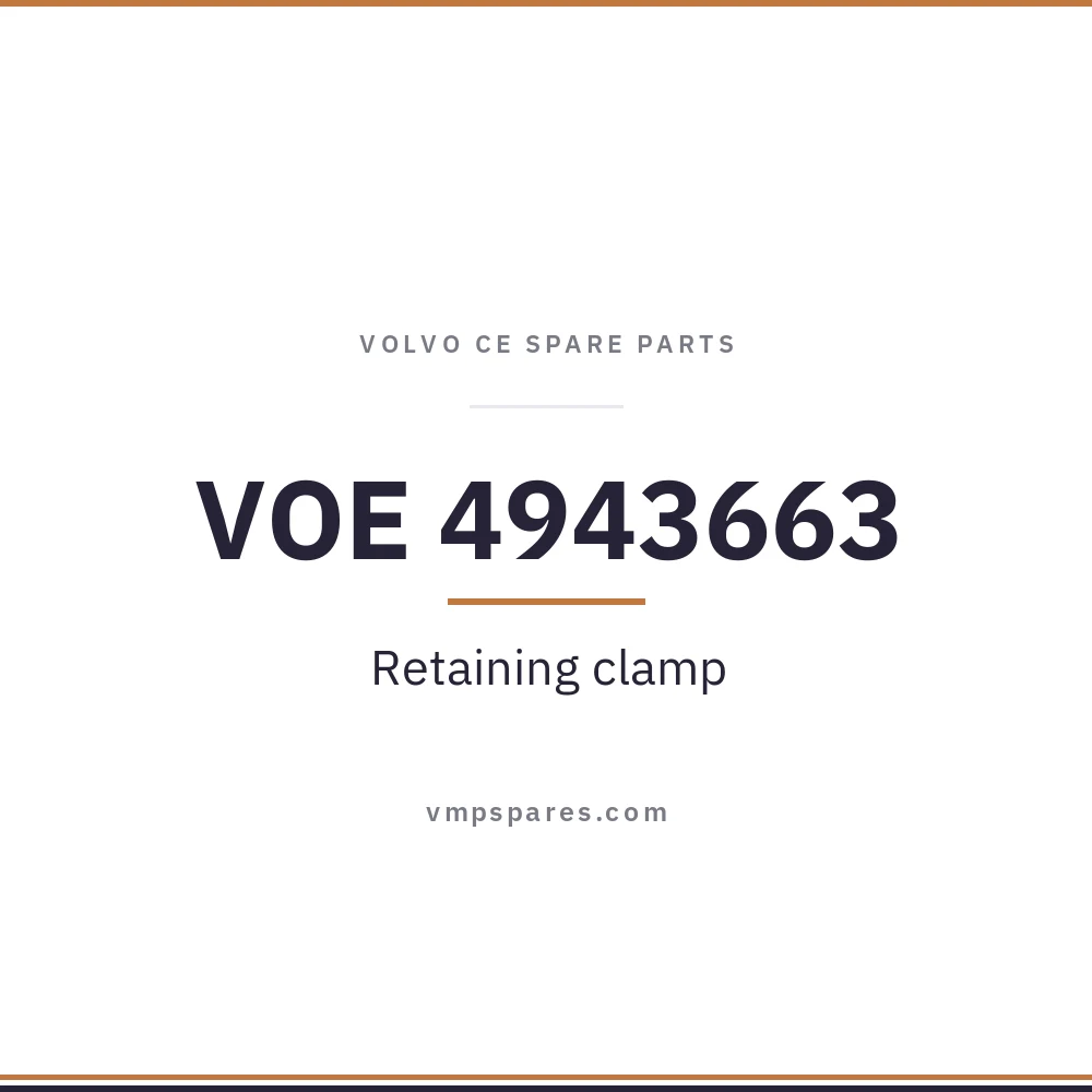 VOE 4943663 – Retaining clamp