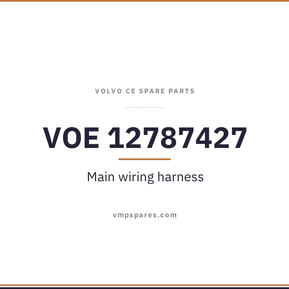 VOE 12787427 – Main wiring harness