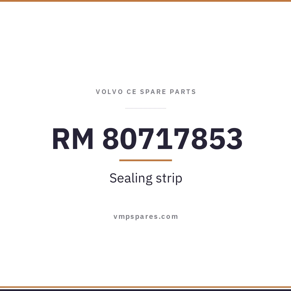 RM 80717853 – Sealing strip