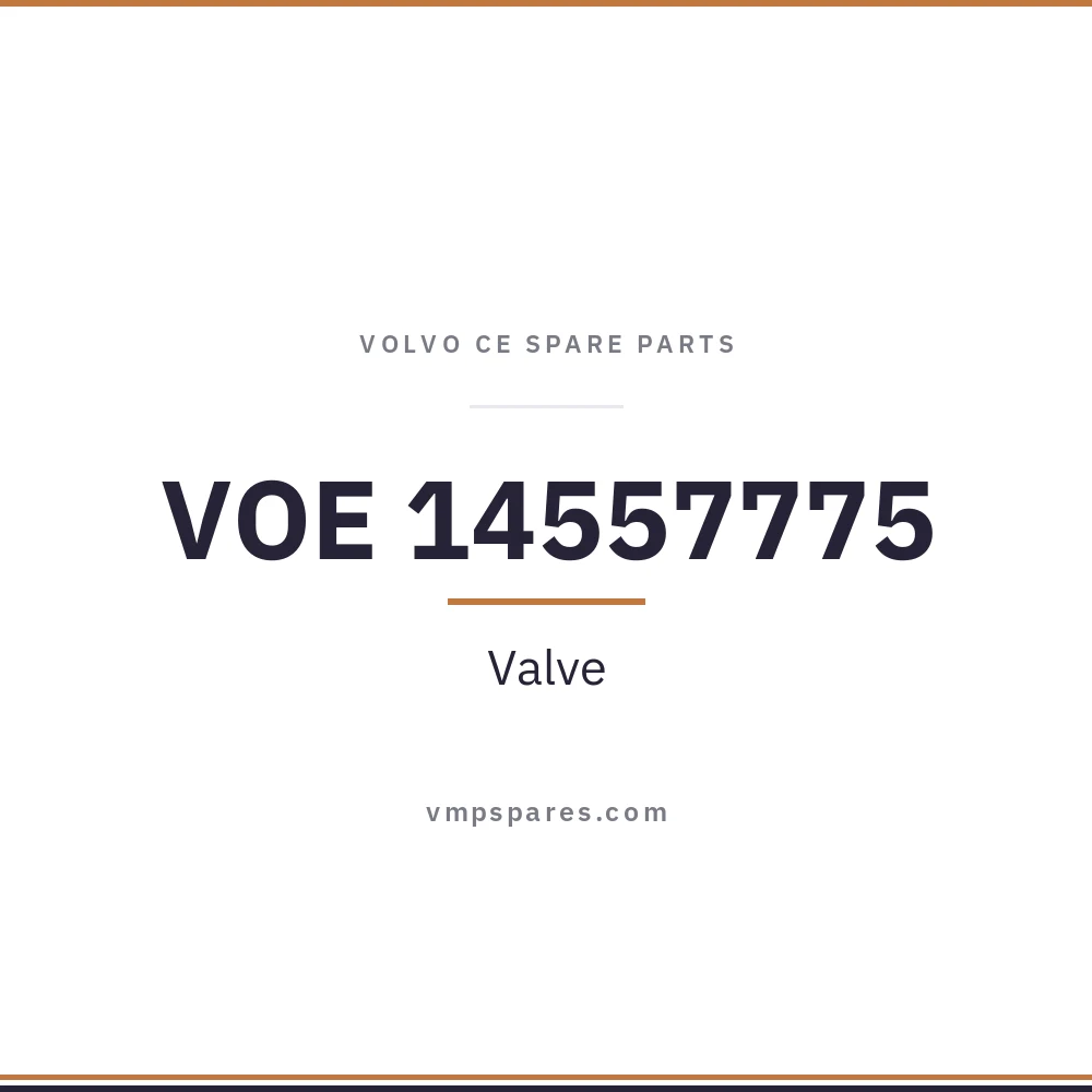 VOE 14557775 – Valve