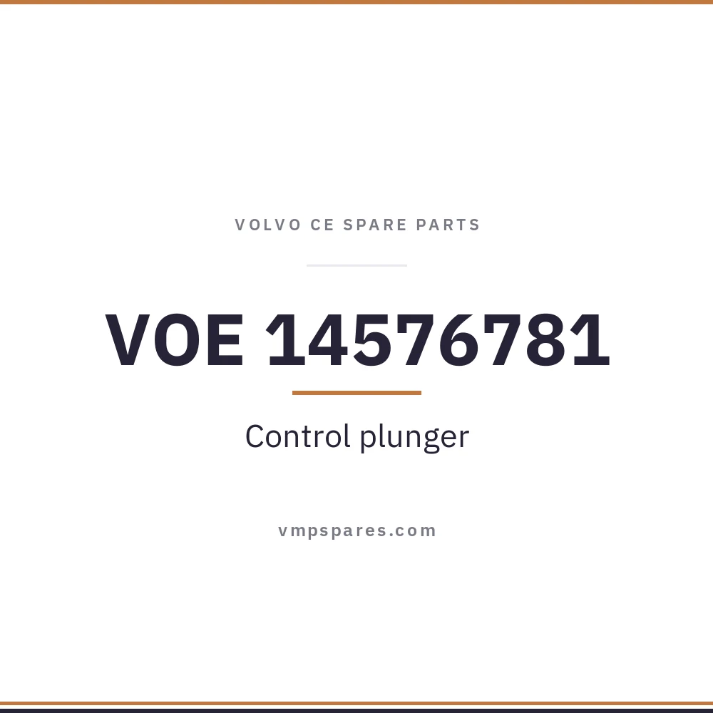 VOE 14576781 – Control plunger