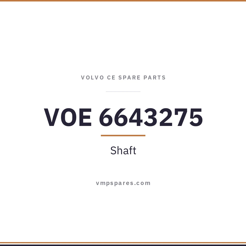 VOE 6643275 – Shaft