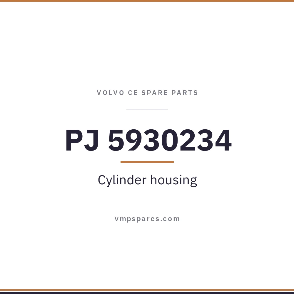 PJ 5930234 – Cylinder housing