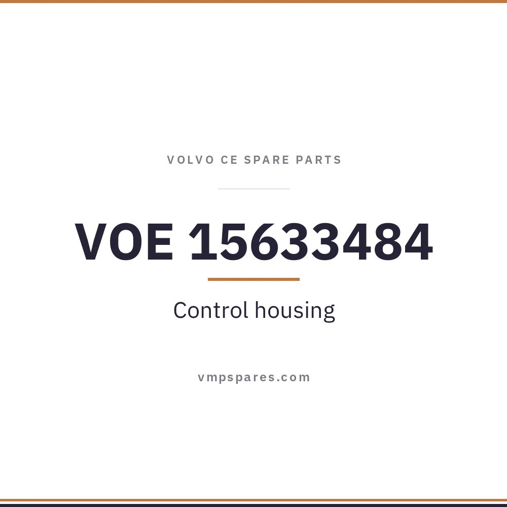 VOE 15633484 – Control housing