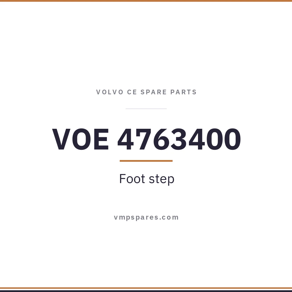 VOE 4763400 – Foot step