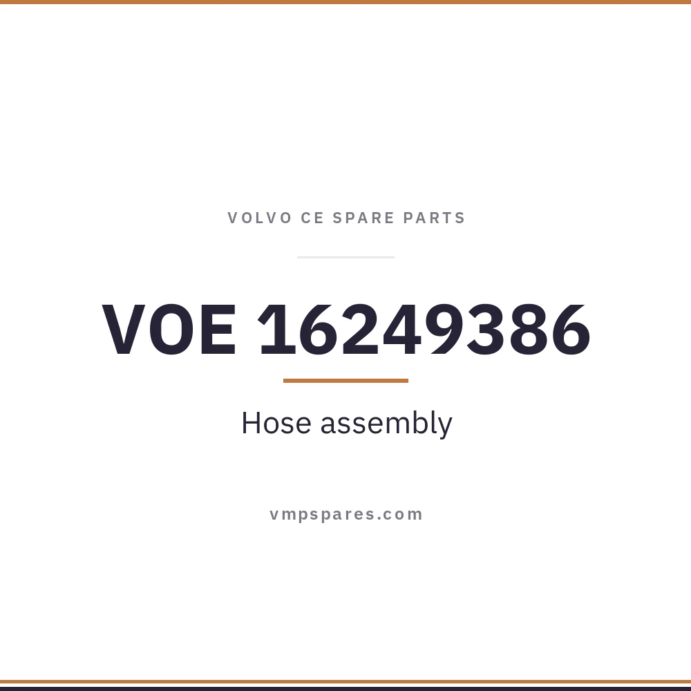 VOE 16249386 – Hose assembly