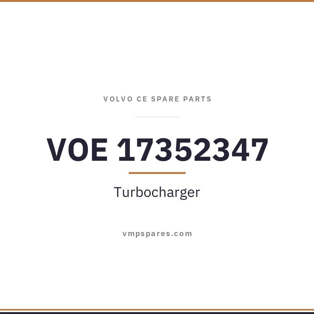 VOE 17352347 – Turbocharger