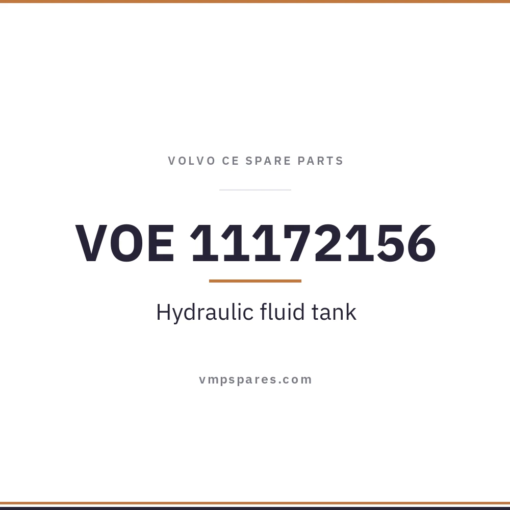 VOE 11172156 – Hydraulic fluid tank