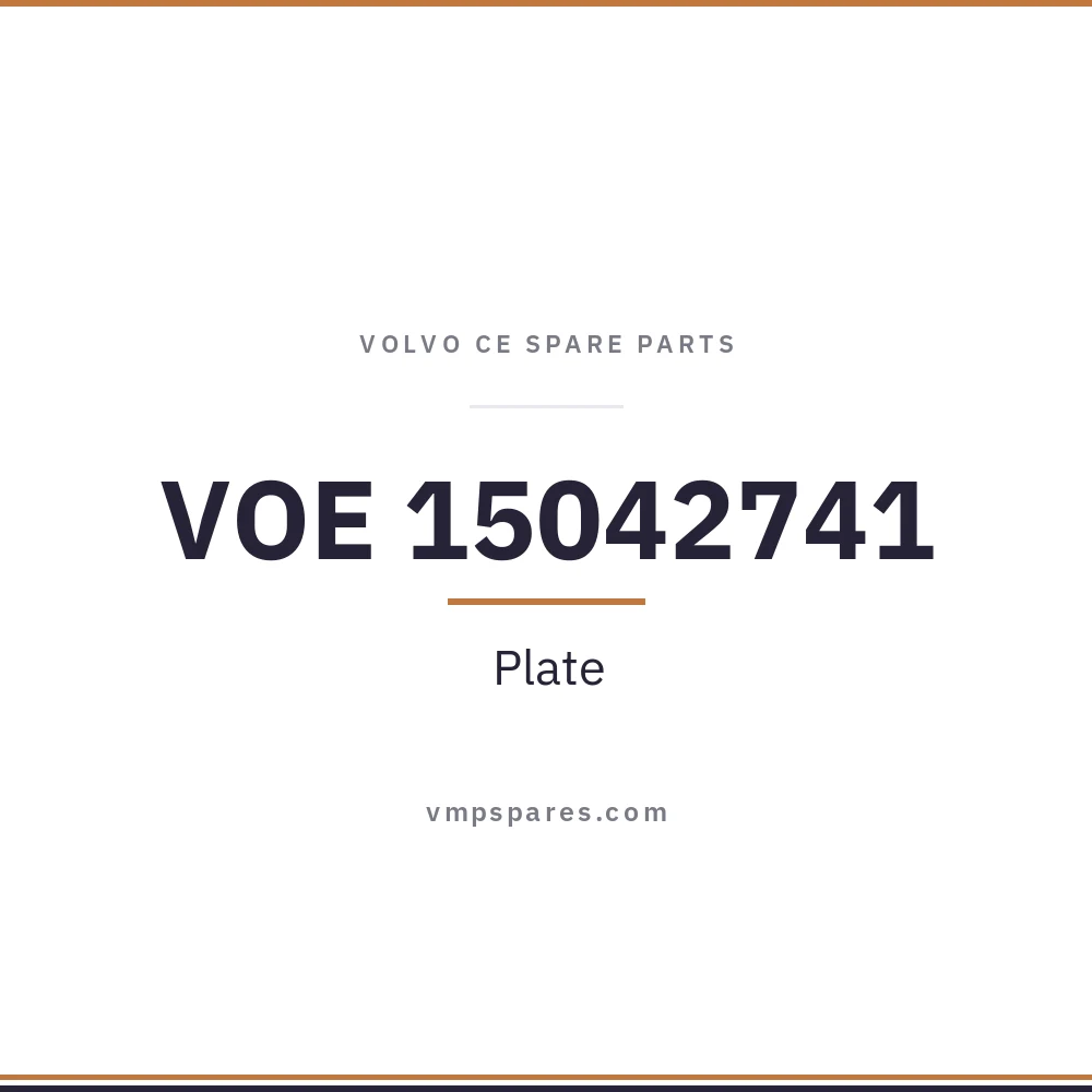 VOE 15042741 – Plate