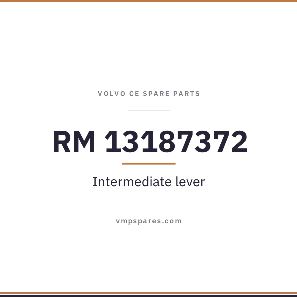 RM 13187372 – Intermediate lever