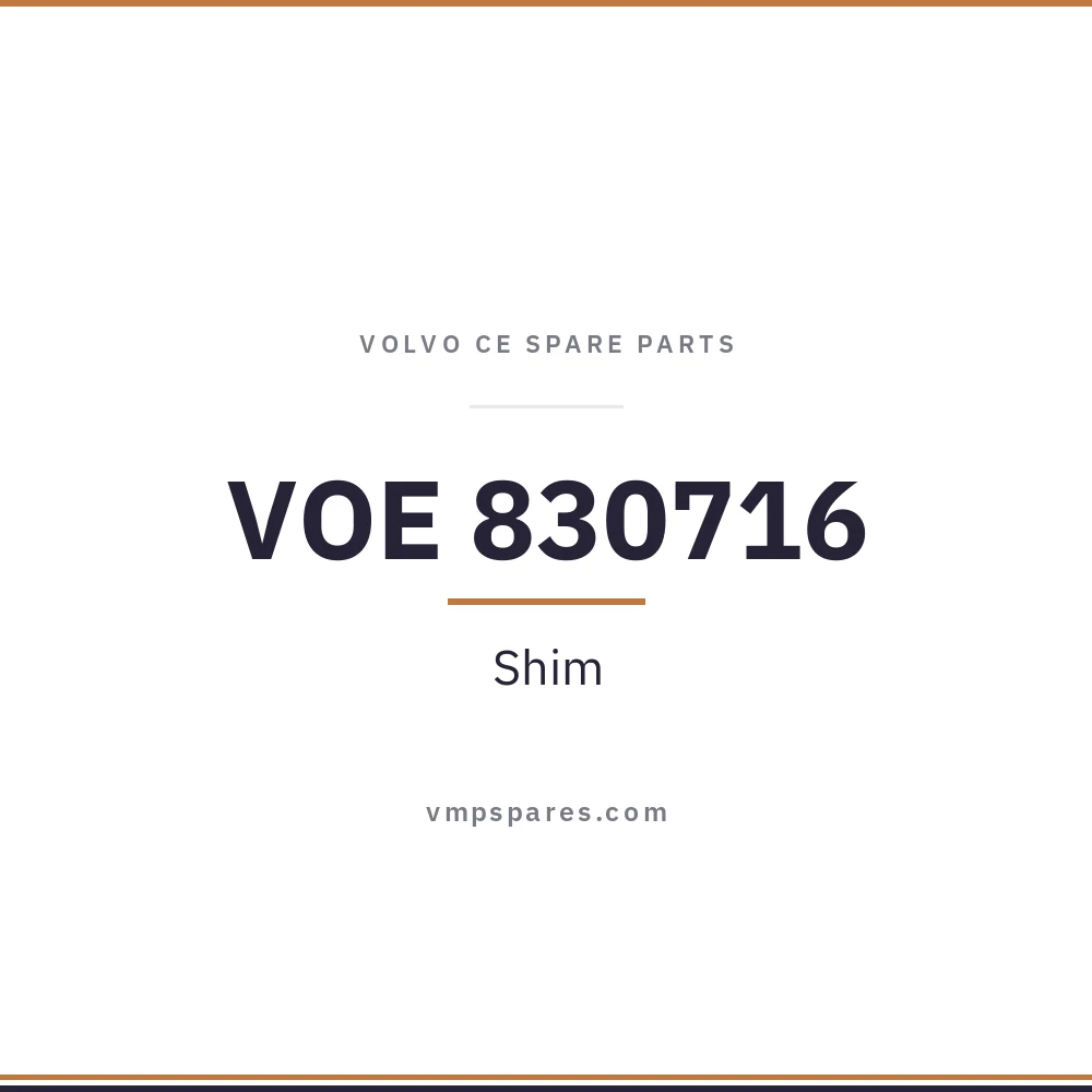 VOE 830716 – Shim