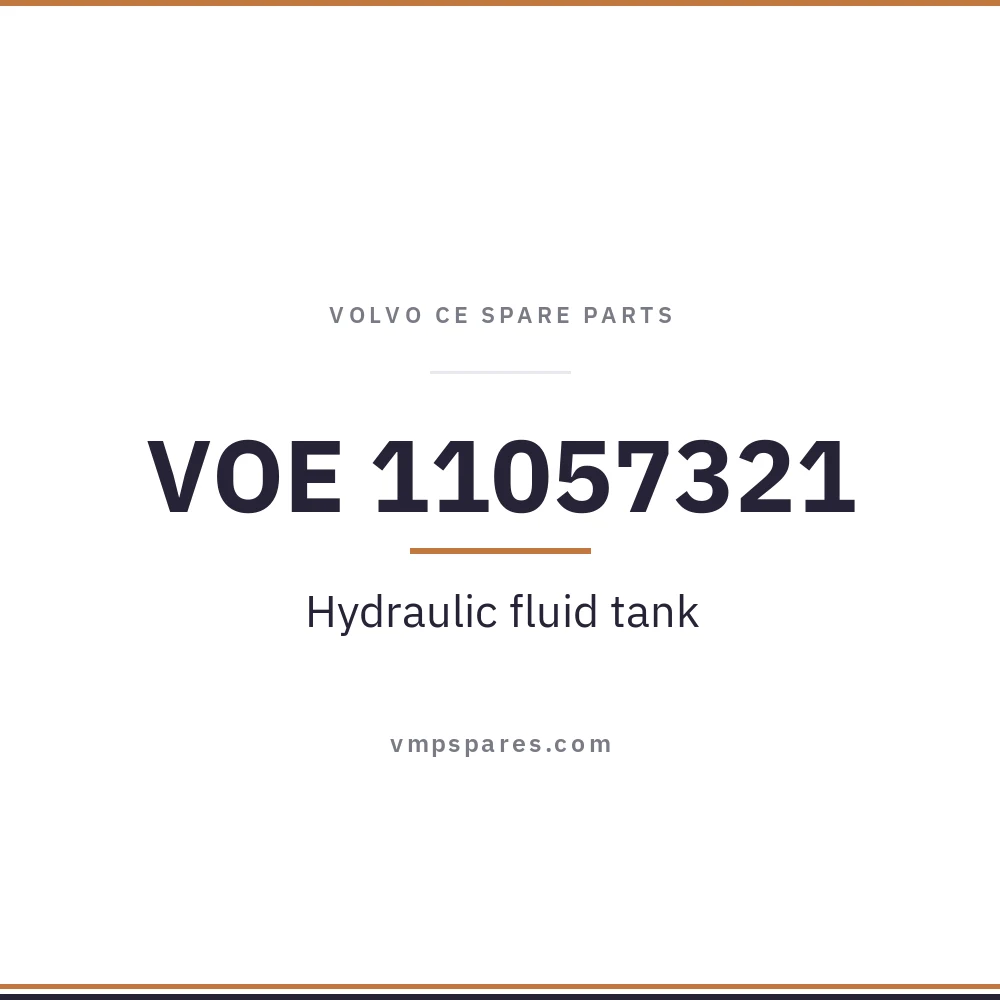 VOE 11057321 – Hydraulic fluid tank