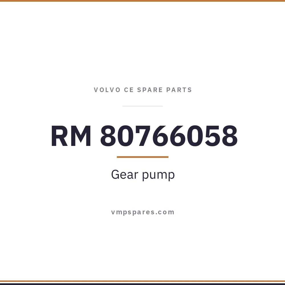 RM 80766058 – Gear pump
