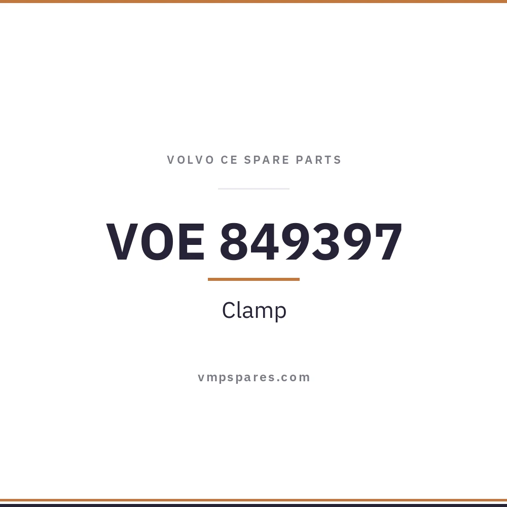 VOE 849397 – Clamp