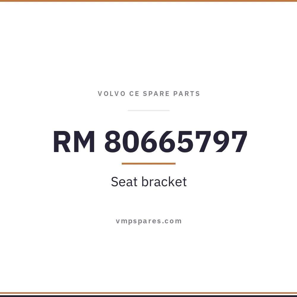 RM 80665797 – Seat bracket
