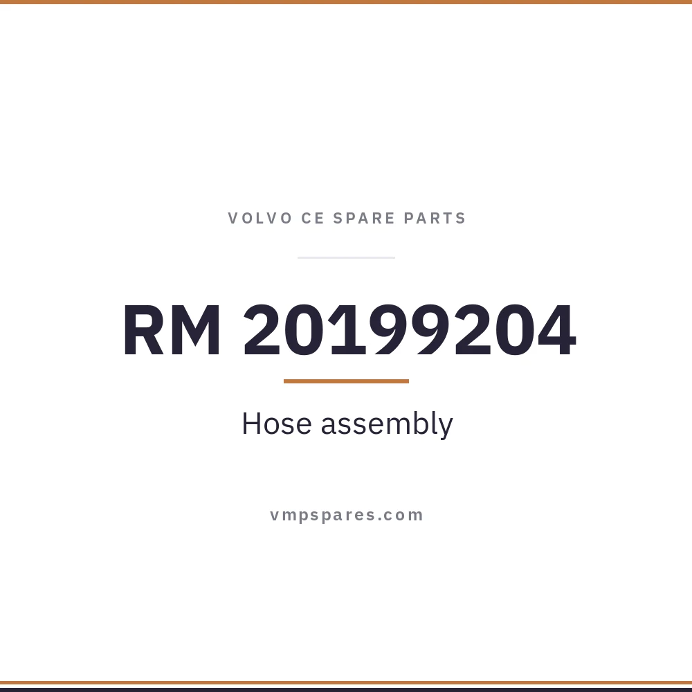 RM 20199204 – Hose assembly