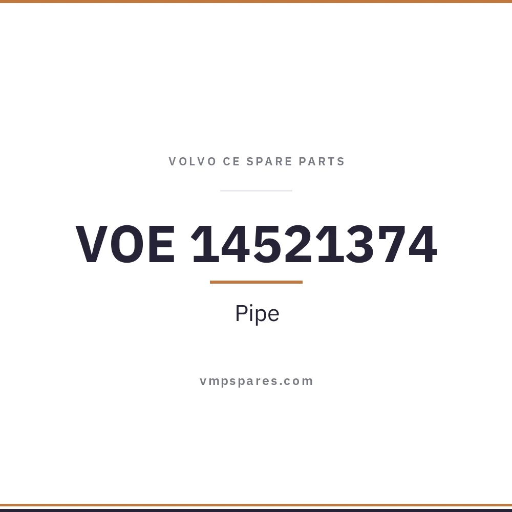 VOE 14521374 – Pipe