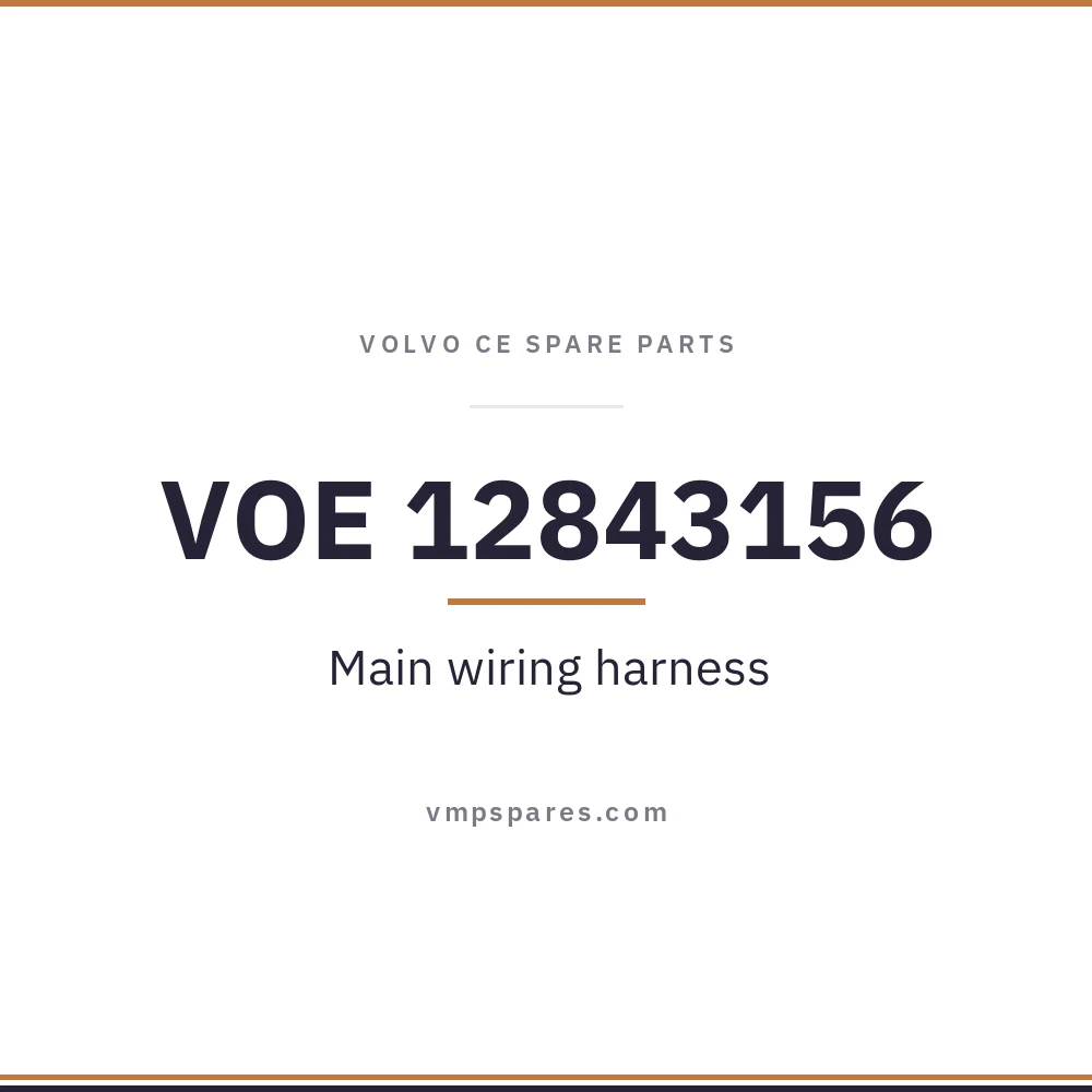 VOE 12843156 – Main wiring harness